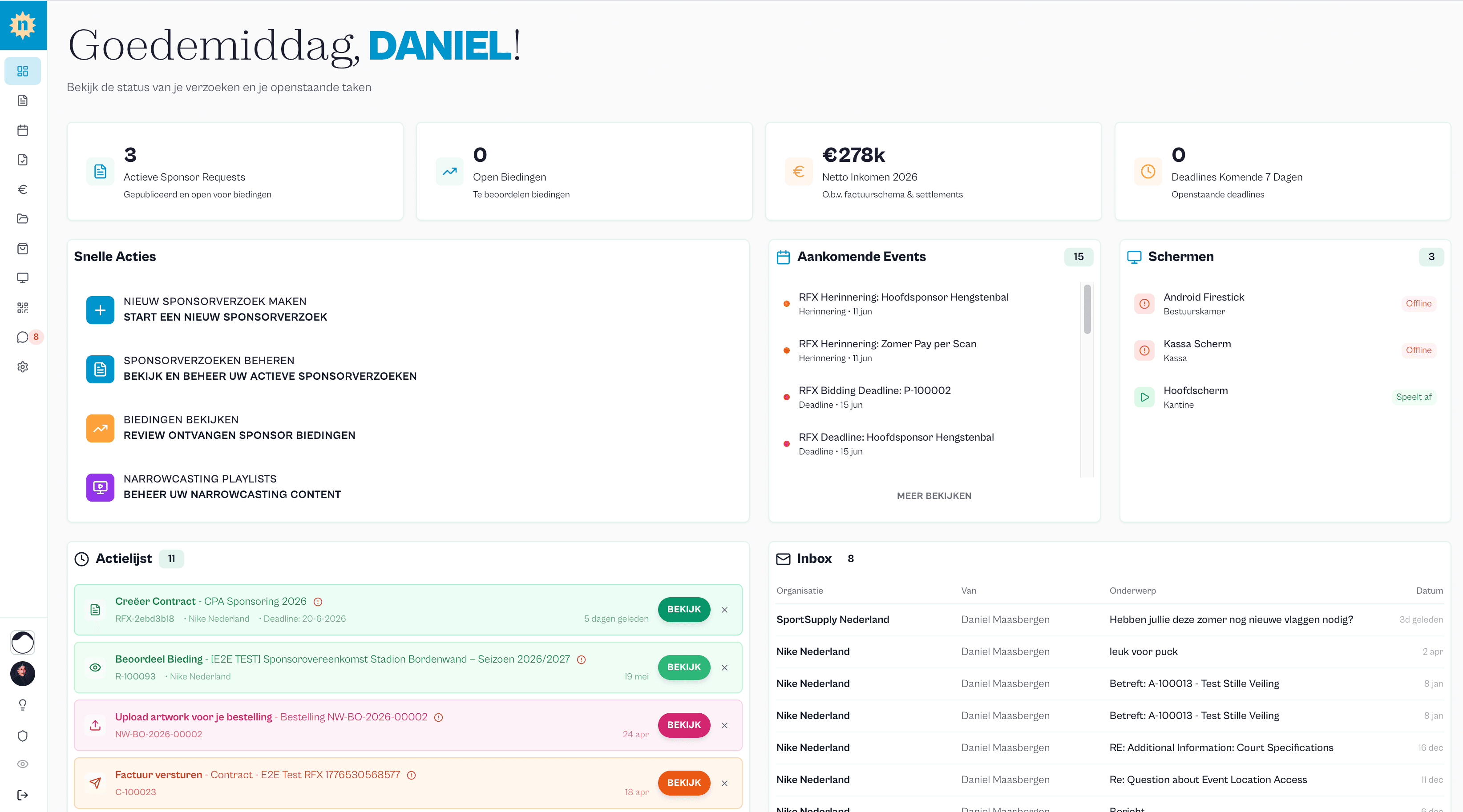 newatogi Platform Dashboard
